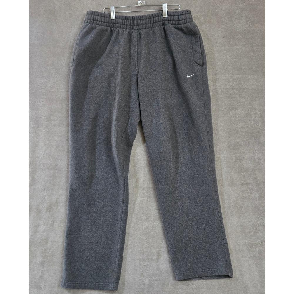 Nike Sweatpants Men XL The Athletic Dept Open Hem Athleisure Y2K Baggy Open Hem